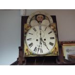 A good mahogany cased mid-19th century longcase clock, 8-day bell striking movement,