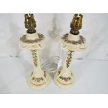 A pair of Arts and Crafts lamps.