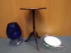 A small octagonal occasional table appro