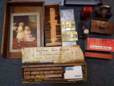 A good lot to include a quantity of vintage office equipment comprising a Rexel numbering machine,