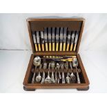 A silver plated canteen of cutlery - This lot MUST be paid for and collected, or delivery arranged,