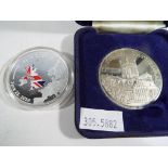 A white metal commemorative coin inscribed Brexit June 23rd 2016 and an exclusive limited edition