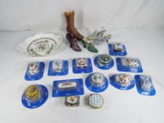 A good lot to include thirteen Del Prado ceramic trinket boxes predominantly i original packaging,
