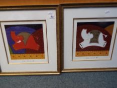 Two limited edition prints entitled Silk Road, issued in a limited edition 151 / 600,