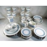 Royal Doulton - a fifty five piece dinner service decorated in the Counterpoint pattern - This lot