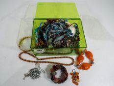 A collection of good quality costume jewellery (qty) - This lot MUST be paid for and collected,