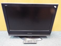 A Panasonic 25 inch flatscreen TV with remote Est £20 - £40 - This lot MUST be paid for and