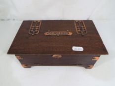 A wooden bridge box containing cards and score cards - This lot MUST be paid for and collected,