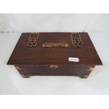 A wooden bridge box containing cards and score cards - This lot MUST be paid for and collected,