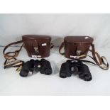 Carl Zeiss Jena - two cased pairs of Karl Zeiss Jena Deltrintem 8 x 30 binoculars (2).