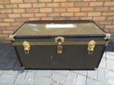 A good quality cabin trunk,