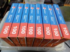 Eight boxes of 100 A4 economy folders (s