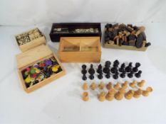31 chess pieces with 7 cm Kings, two box