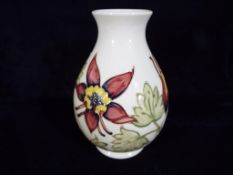 Moorcroft Pottery - a large bulbous vase