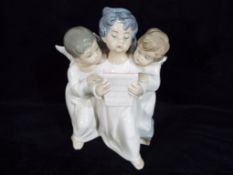 Lladro - a Lladro figurine group entitle