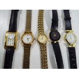 Five ladies watches to include a Avia 862582, Citizen 735141, Steltman, Renee Nicol and one other,