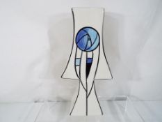 Lorna Bailey - a good quality Lorna Bailey vase decorated in the Charles Rennie Mackintosh pattern,