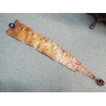 A good quality snake skin measuring approx 147cm (l)