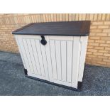 Keter polypropylene garden storage unit for garden furniture, lawn mowers,