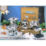 Kaiserkoch, Solingen - an unused 16-piece cookware set comprising covered saucepan 1.