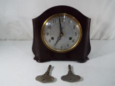 A Smiths of Anfield bakelite cased mantel clock,