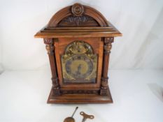 An early 20th century Junghans Westminster chiming Bracket or table clock,