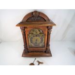 An early 20th century Junghans Westminster chiming Bracket or table clock,