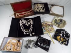 A large quantity of good quality costume jewellery by Honora and similar,