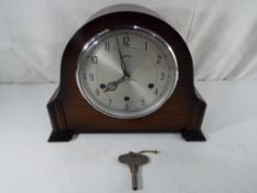 A Smiths Westminster chime mantel clock,