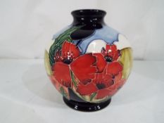 Moorcroft - a good quality ceramic Moorcroft vase entitled Forever England,