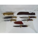 Lot to include a Cudeman two knife set in sheath,