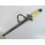 A reproduction WWII, Third Reich, Luftwaffe officers dress dagger with scabbard.