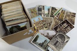 A good collection in excess of 600 largely early period Foreign postcards with a few UK including