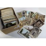 A good collection in excess of 600 largely early period Foreign postcards with a few UK including