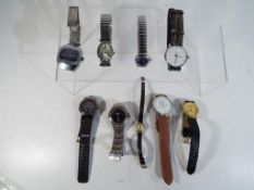 Nine wristwatches to include Sekonda, Sicura, Sapna,