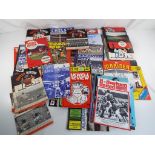 A quantity of football programmes ranging from the 1960's onwards to include Manchester United,