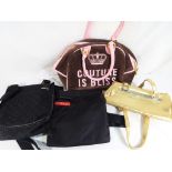 Designer bags - four designer ladies handbags, two daytime bags (black),