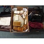 A good lot to include a vintage dressing-table set,