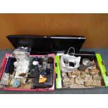 A good mixed lot to include a quantity of apothecary items, plated ware,