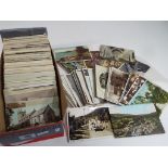 A large collection in excess of 700 early period UK topographical postcards including some Foreign