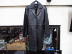 A lady's leather three quarter length jacket by Rosebank,
