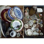 A good mixed lot of ceramics to include Royal Albert Old Country Roses, Wedgwood, glasses,