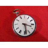 A silver cased pocket watch by J Stokes of Knutsford Est £200 - £300