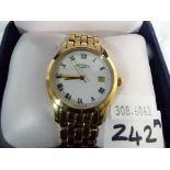 Rotary - a good quality gentleman's Rotary wristwatch with calendar, appears to be in working order,