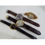 A collection of watches to include a gentlemans Avi - 8 Sports wristwatch serial no.