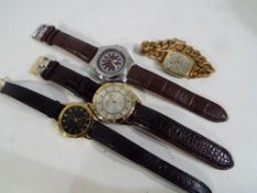 A collection of watches to include a gentlemans Avi - 8 Sports wristwatch serial no.