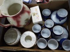 A good mixed lot of predominantly ceramics to include Denby, ceramic tableware,