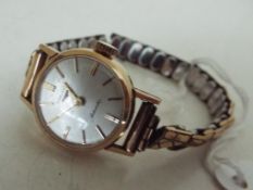 A lady's Longines automatic wristwatch,