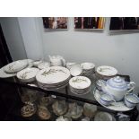 Sixty pieces of Meiko china comprising p