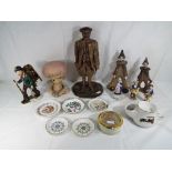 A good lot to include a figurine depicti